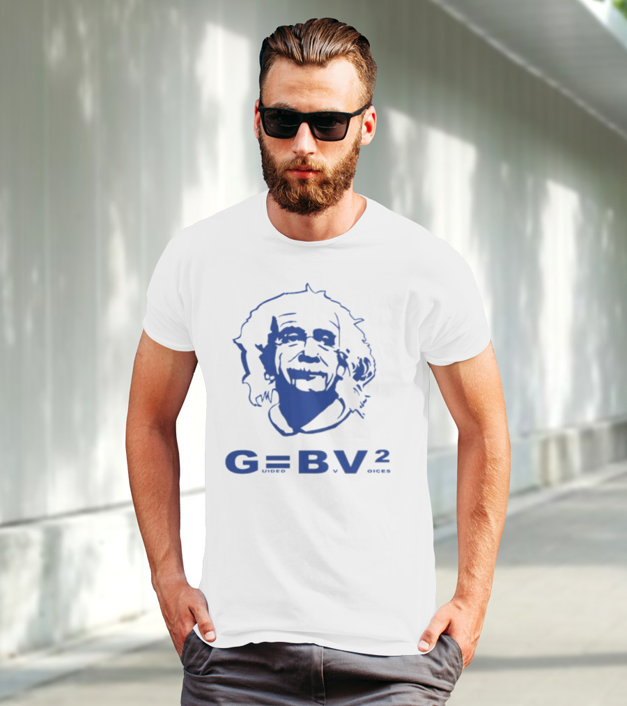 Guided By Voices Albert Einstein G=BV² Blue T-Shirt