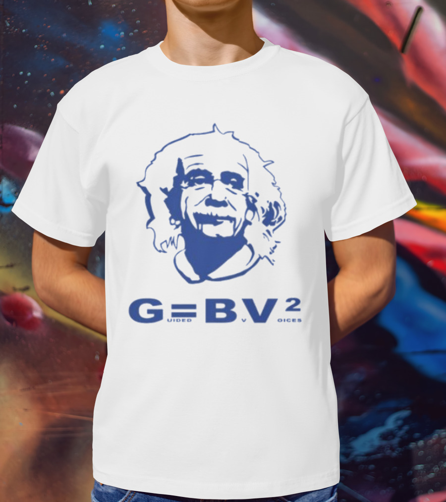 Guided By Voices Albert Einstein G=BV² Blue T-Shirt