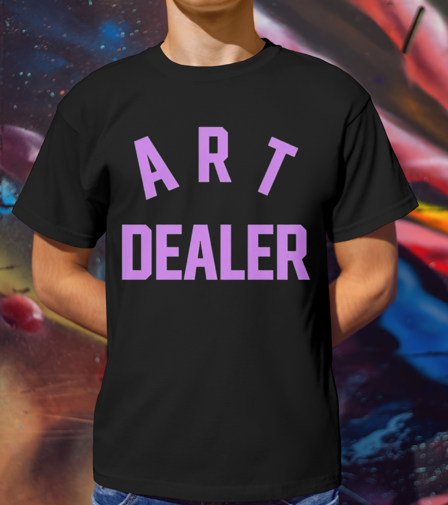 ART DEALER Classic Bold Typography T-Shirt