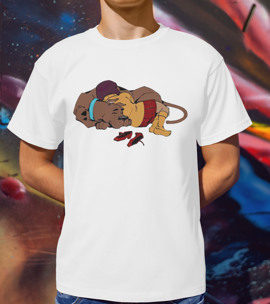 Scooby Doo Velma Dinkley Sleeping Cozy Friends T-Shirt