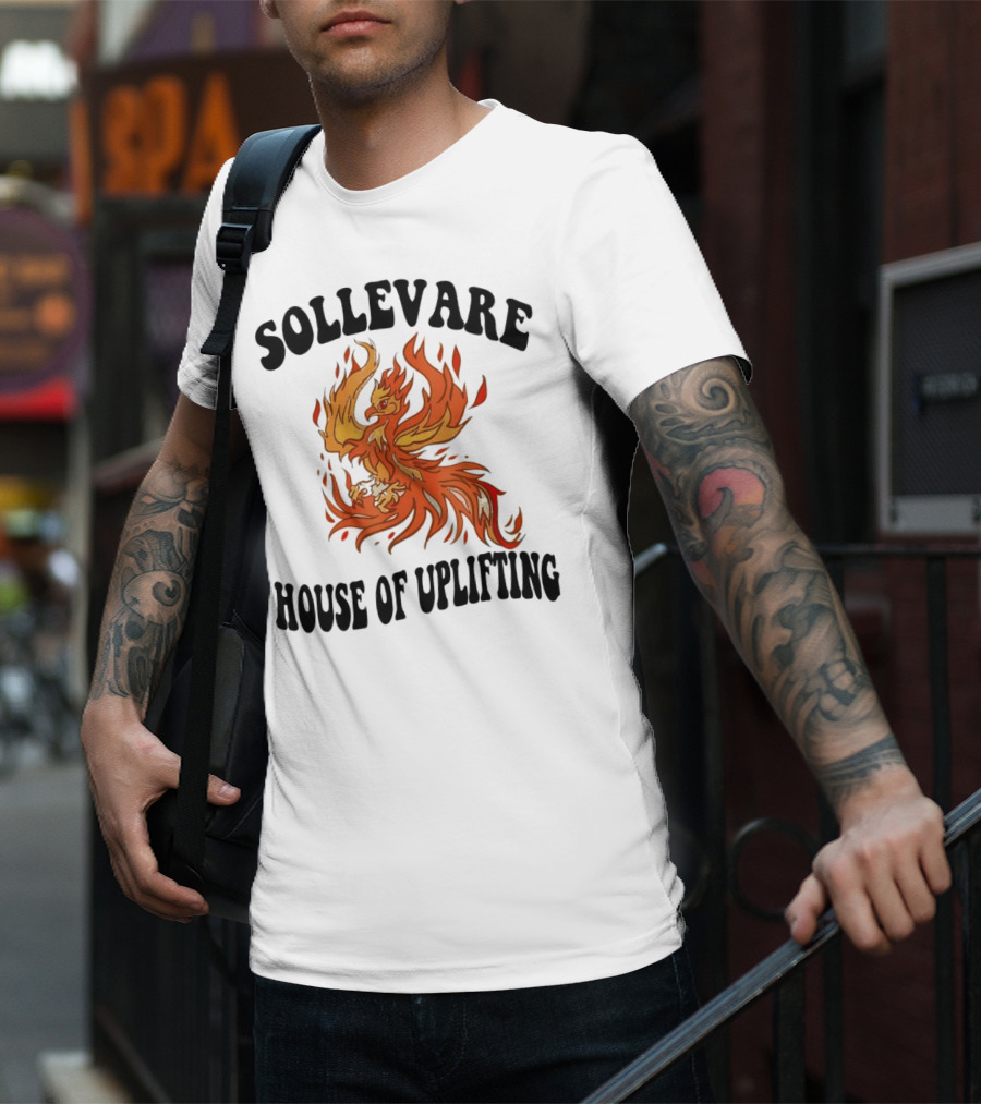 Sollevare House Of Uplifting Phoenix Flame T-Shirt