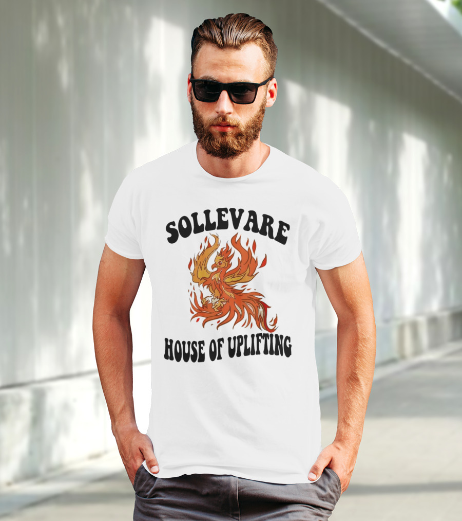 Sollevare House Of Uplifting Phoenix Flame T-Shirt