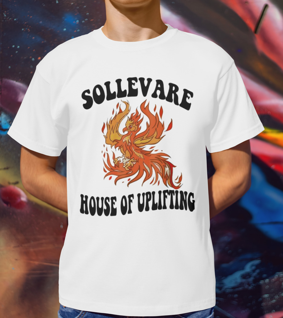 Sollevare House Of Uplifting Phoenix Flame T-Shirt