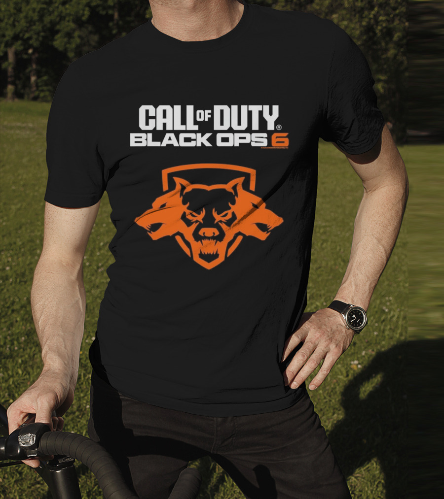 Ripple Junction Call Of Duty Black Ops 6 Orange Cerberus T-Shirt