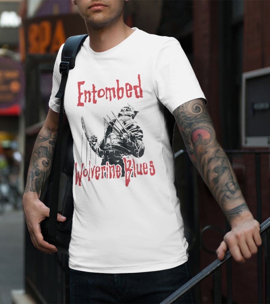 Entombed Wolverine Blues Album Cover T-Shirt