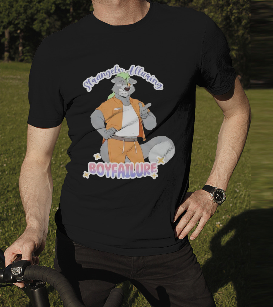 Strangely Alluring Boyfailure Anthro Character In Orange T-Shirt