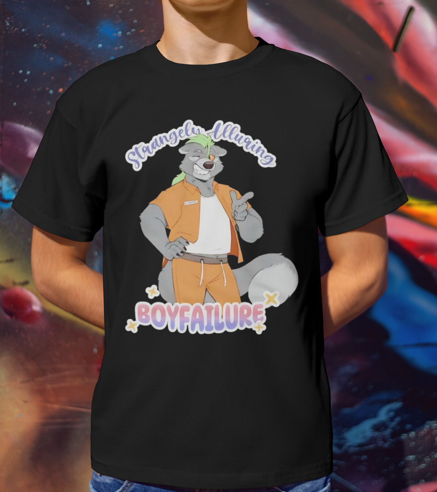 Strangely Alluring Boyfailure Anthro Character In Orange T-Shirt