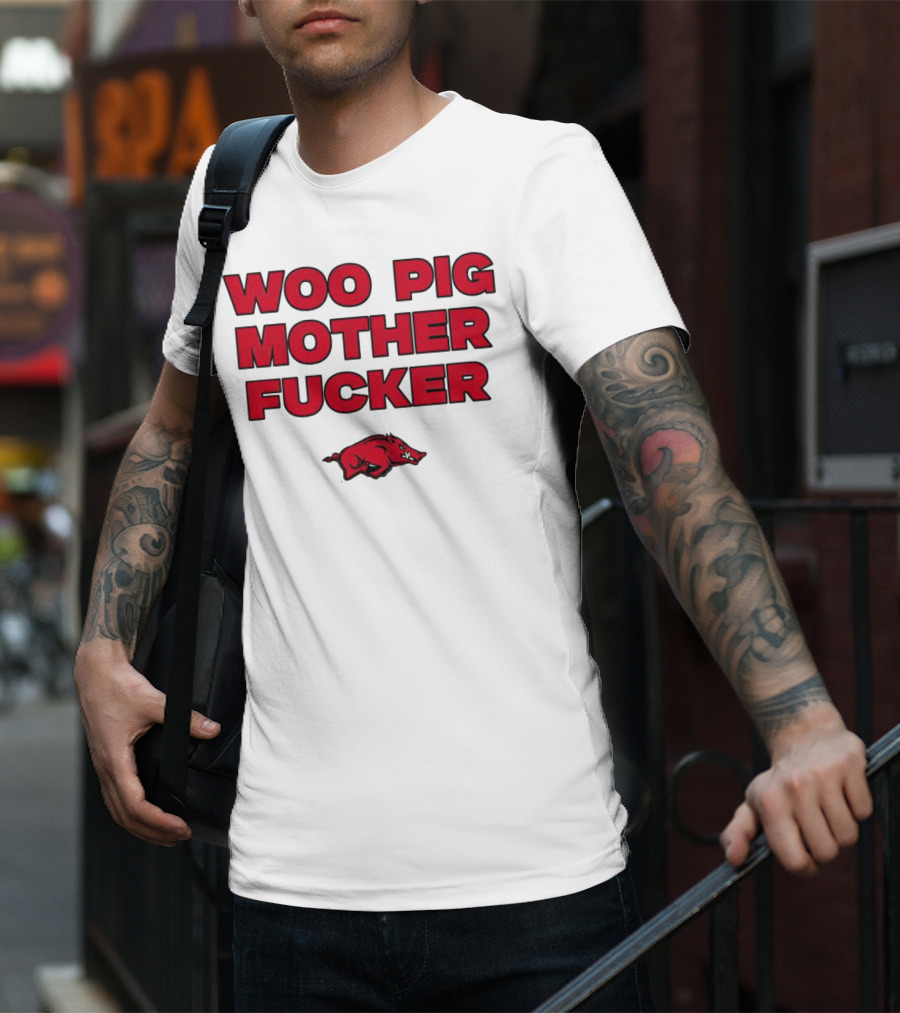 Arkansas Razorbacks Woo Pig Mother Fcker T-Shirt