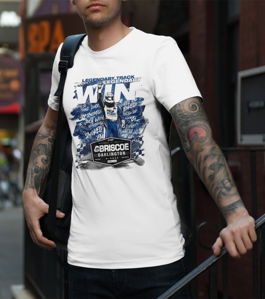 Legendary Track Legendary Win Briscoe Darlington Winner High Point Racing Victory Motorsports T-Shirt