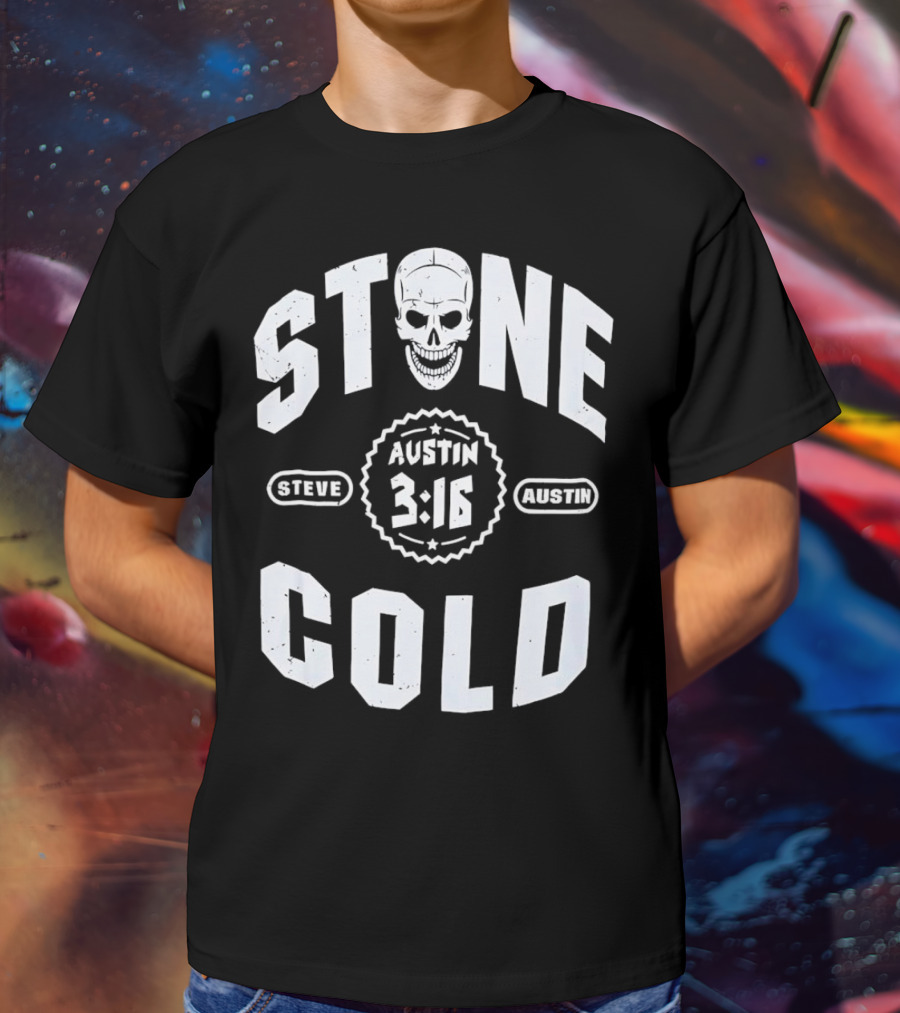 Steve Austin 3:16 Skull Stone Cold WWE T-Shirt