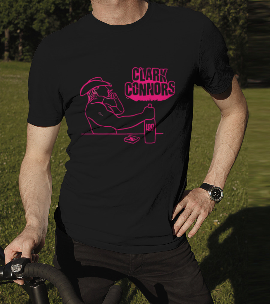 Clark Connors Neon Cowboy Smoking LQD T-Shirt