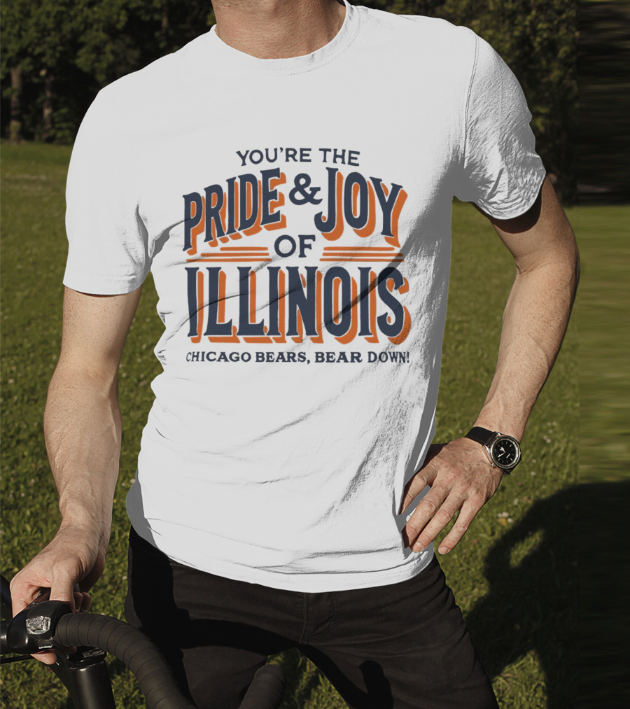 You're The Pride And Joy Of Illinois Chicago Bears Bear Down T-Shirt