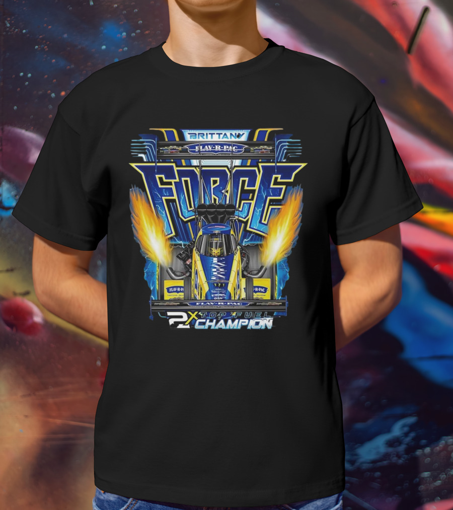 Brittany Force Flav-R-Pac FORCE 2X Top Fuel Champion T-Shirt