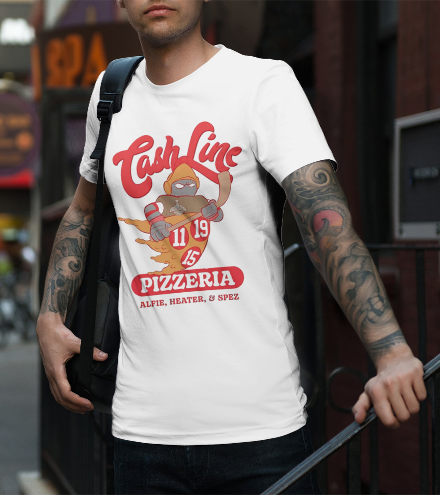 Cash Line Pizzeria Alfie Heater Spez Ottawa Senators T-Shirt