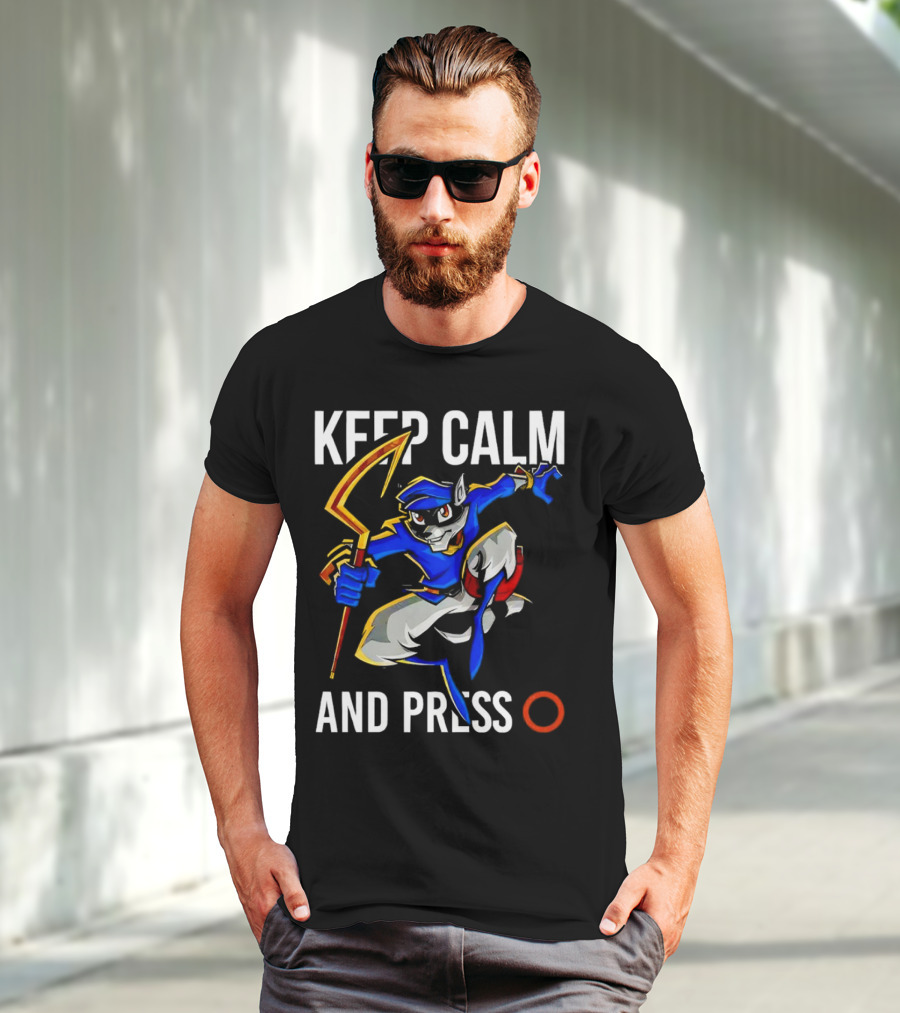 Keep Calm And Press O Sly Cooper T-Shirt