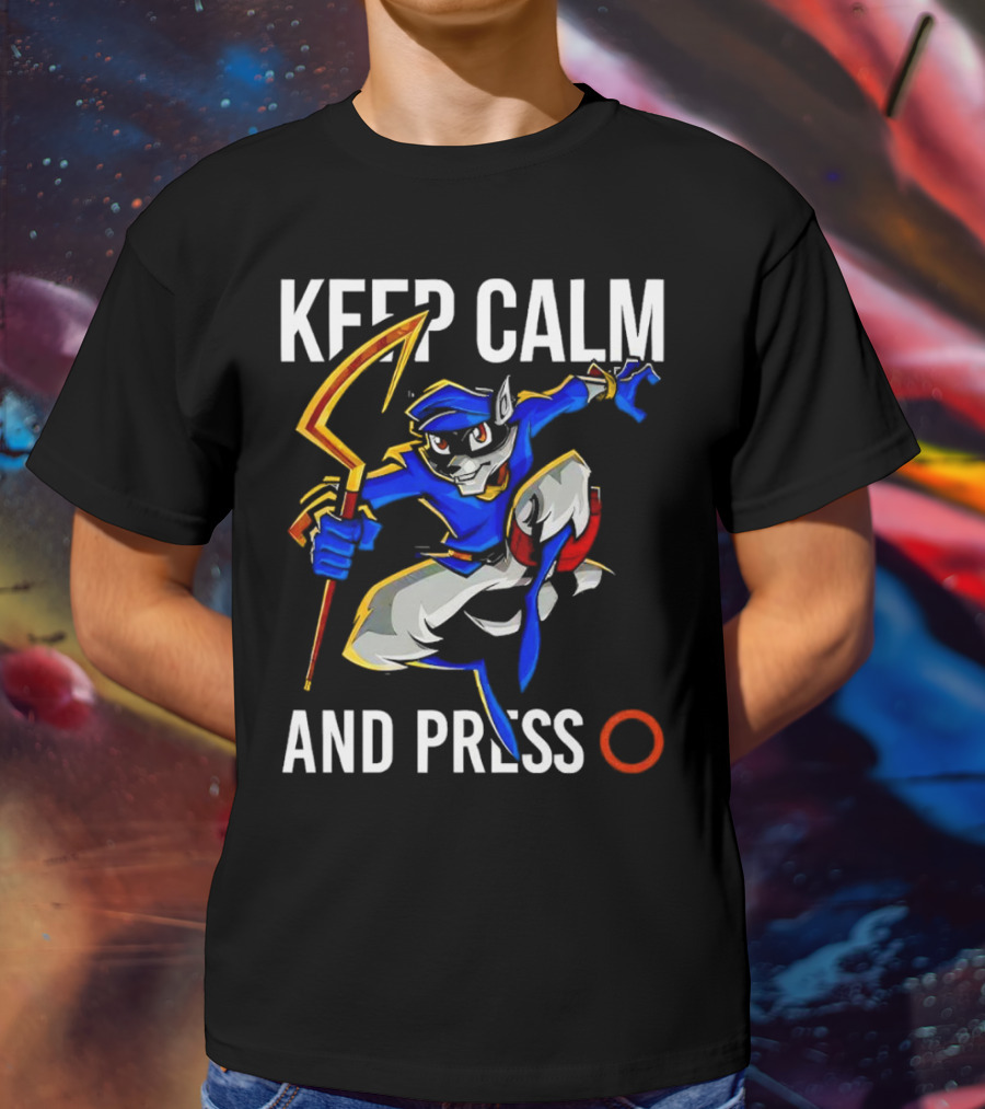 Keep Calm And Press O Sly Cooper T-Shirt