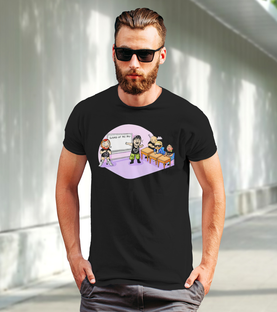 Word Of The Day Classroom With Professor Briscoe Vocab Lessons T-Shirt