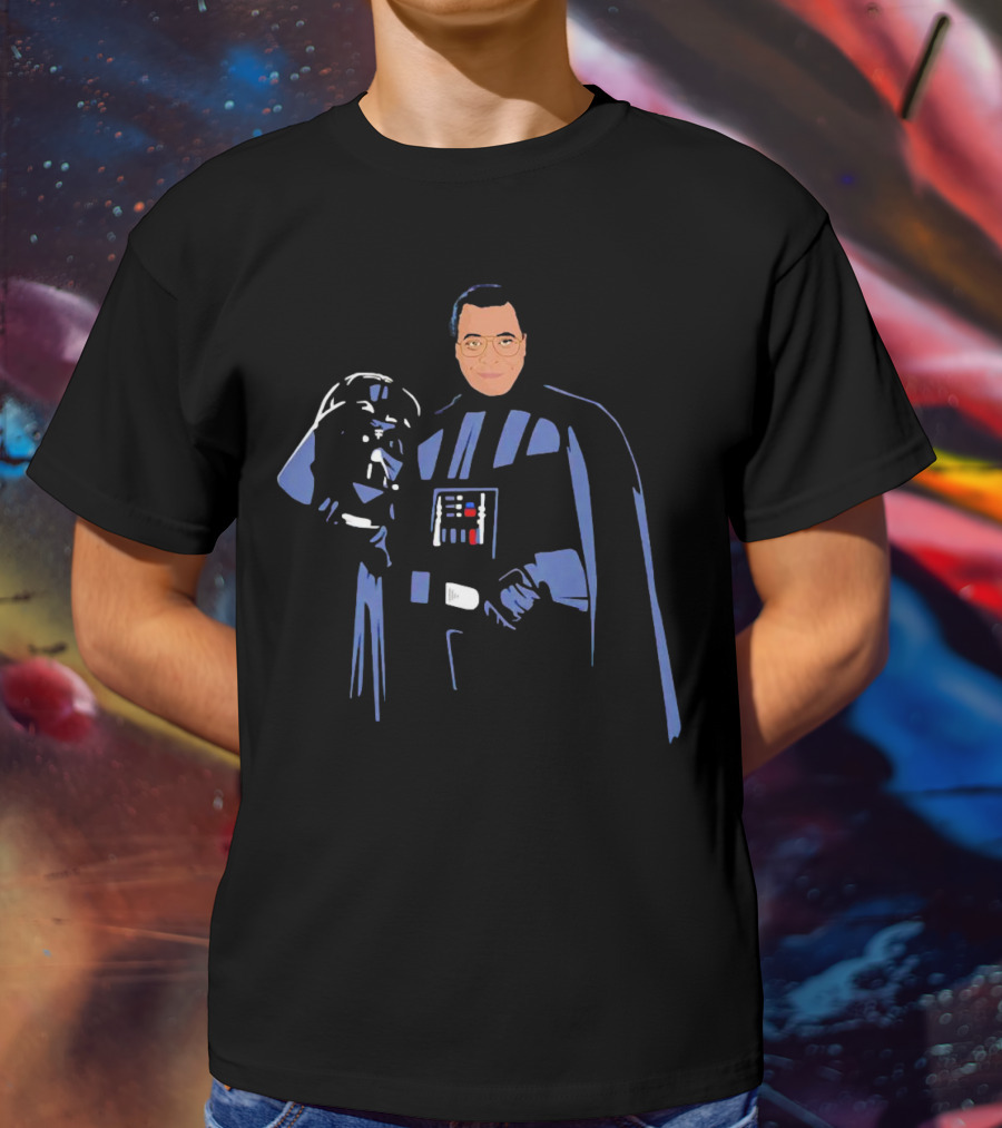 James Earl Jones As Darth Vader Holding Helmet T-Shirt