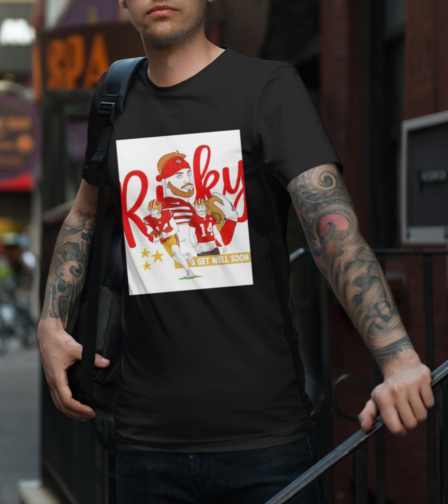Ricky Pearsall San Francisco 49ers Get Well Soon Football T-Shirt