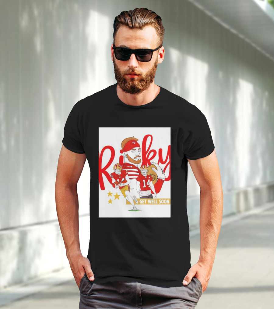 Ricky Pearsall San Francisco 49ers Get Well Soon Football T-Shirt