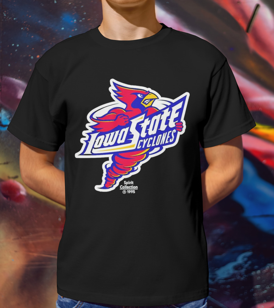Tornado Cy Iowa State Cyclones Spirit Collection 1995 T-Shirt