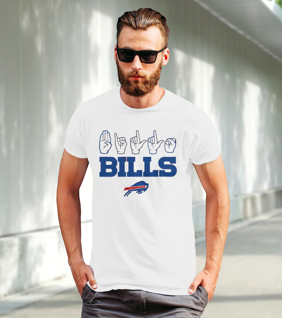 Love Bills ASL Buffalo Bills T-Shirt