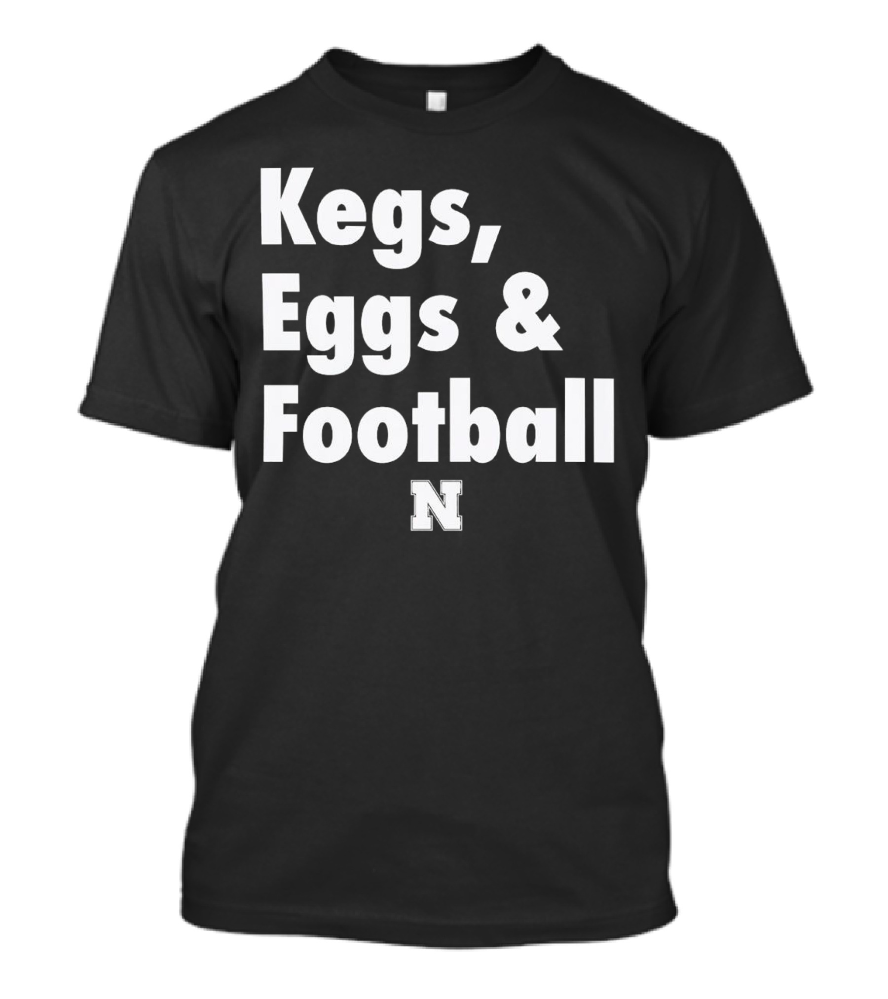 Nebraska Huskers Kegs Eggs And Football N T-Shirt