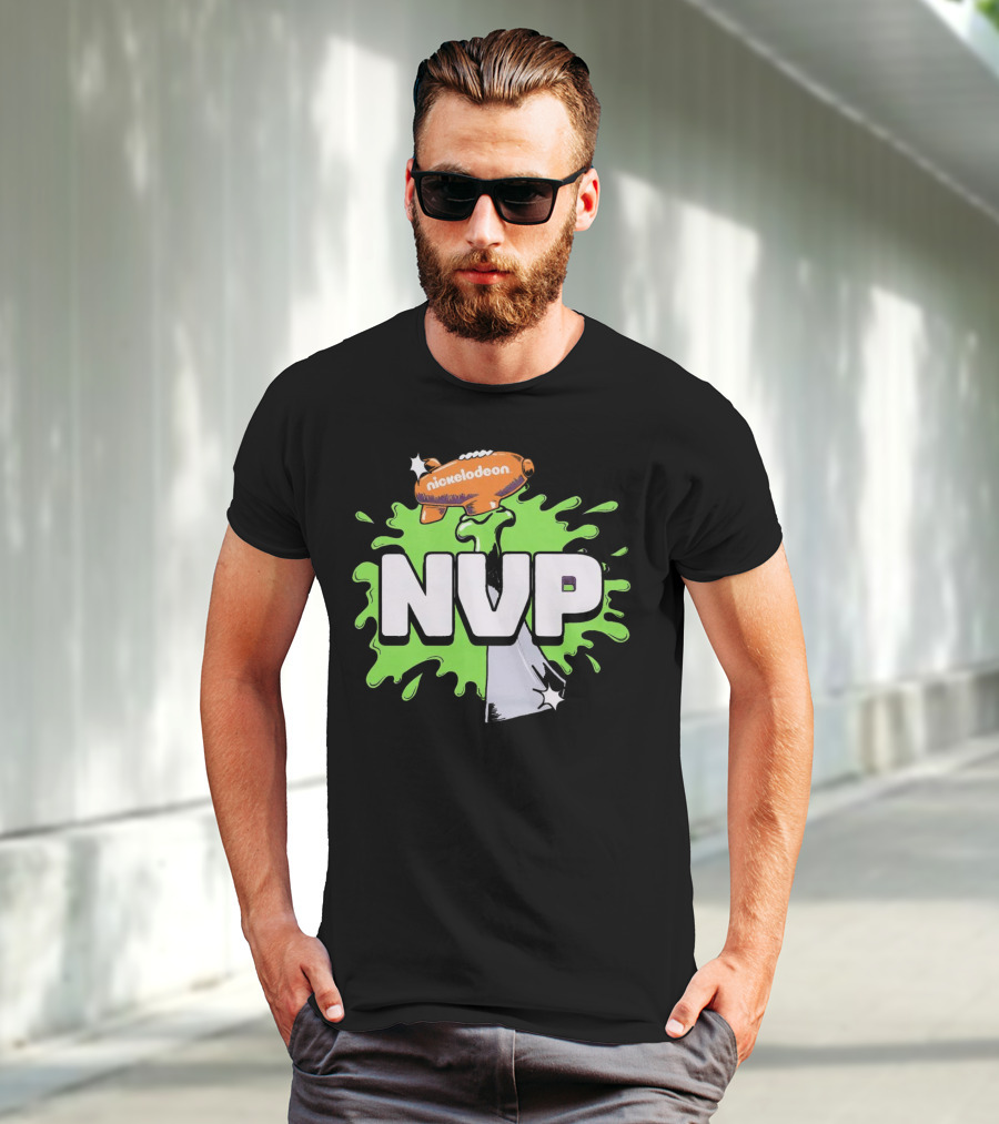 Nickelodeon NVP Blimp Green Slime Splat T-Shirt