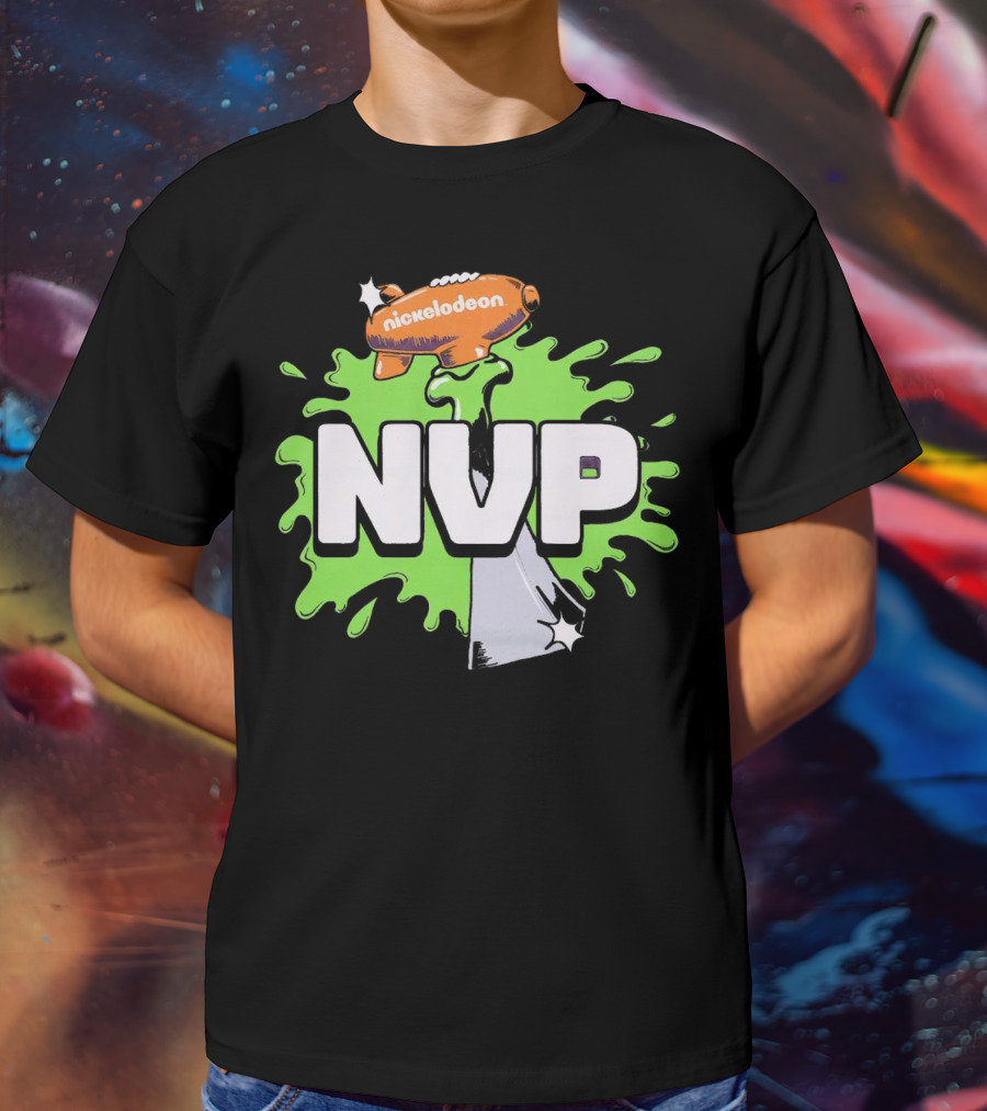 Nickelodeon NVP Blimp Green Slime Splat T-Shirt