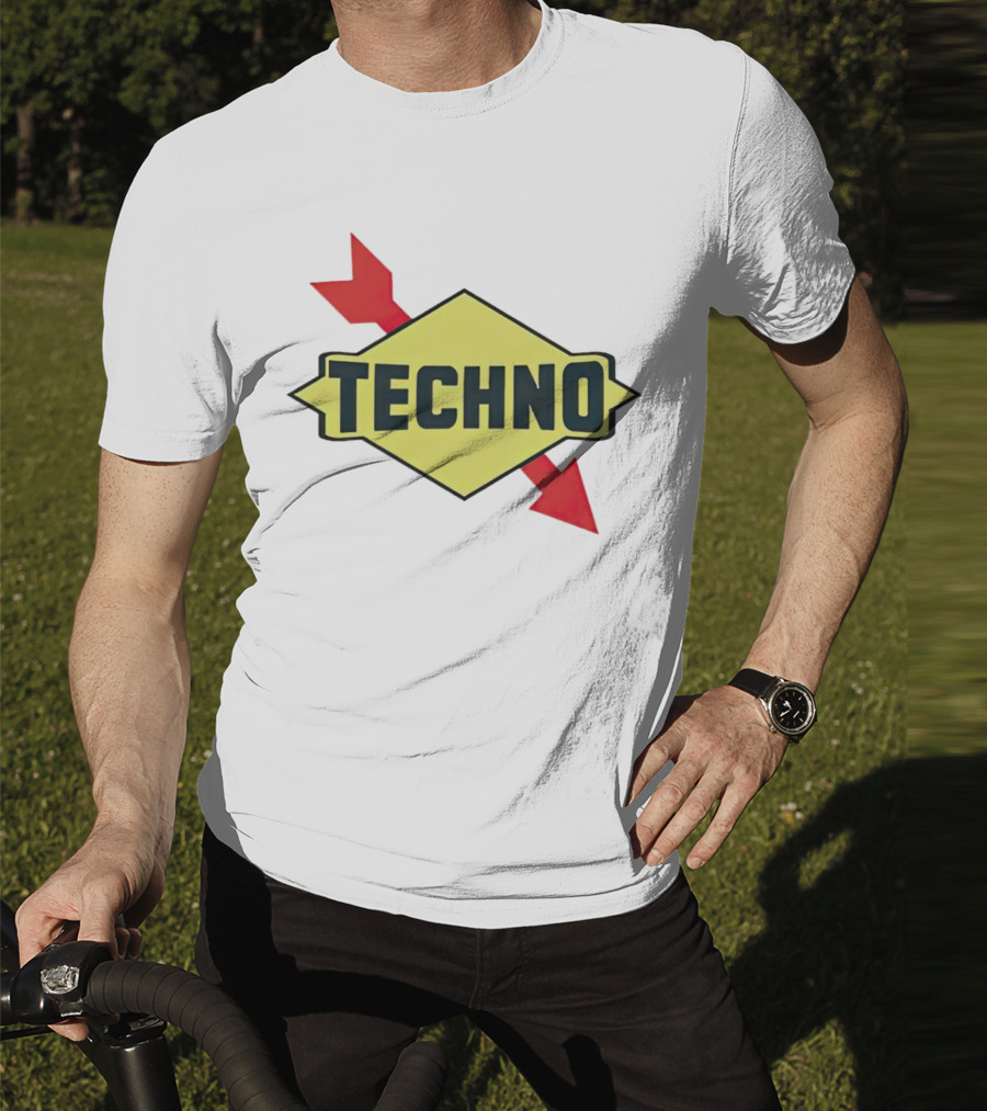 Techno Yellow Diamond Red Arrows T-Shirt
