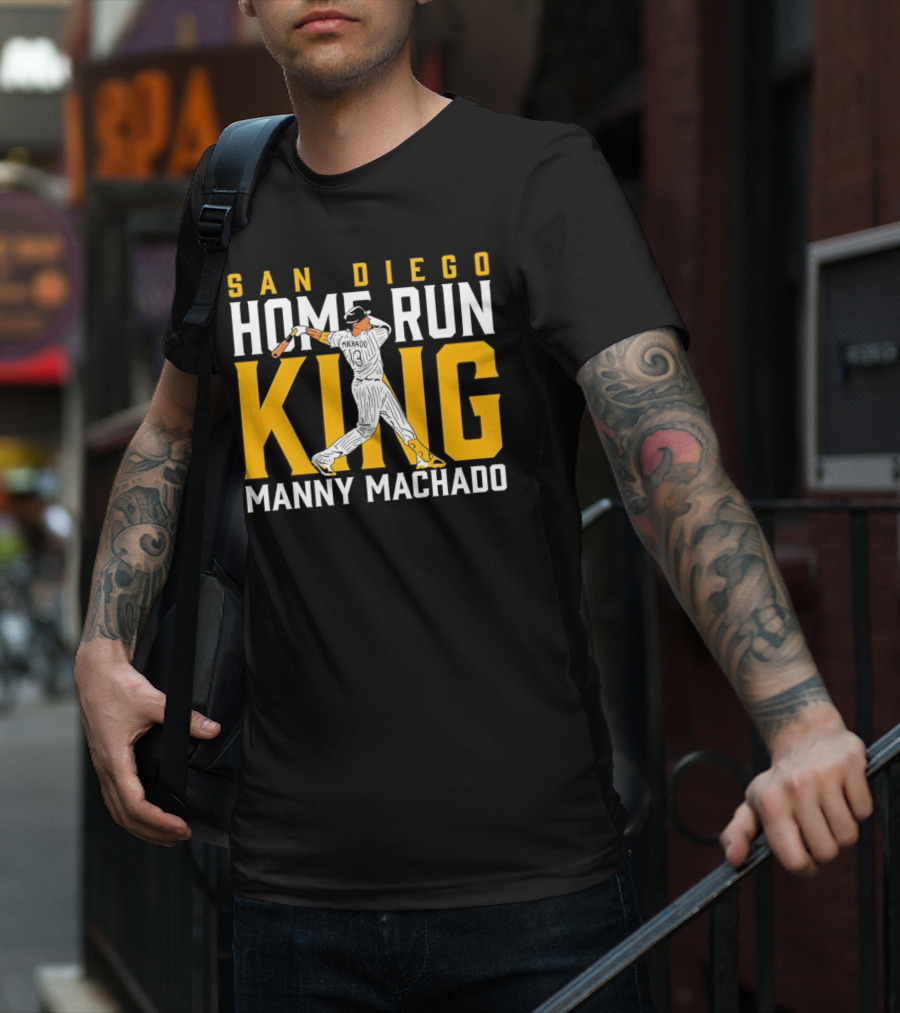 Manny Machado San Diego Home Run King Baseball Legend T-Shirt