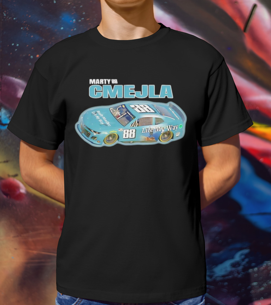 Marty Cmejla 88 Chevrolet Life My Way Racing Brady Mueller T-Shirt