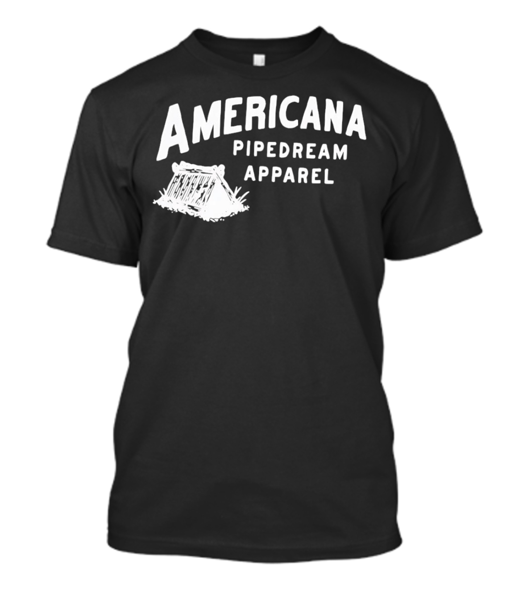 Americana Pipedream Apparel Camping Tent T-Shirt