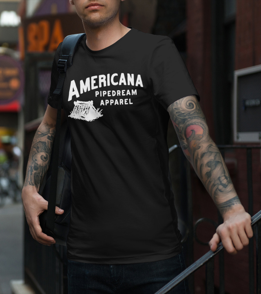 Americana Pipedream Apparel Camping Tent T-Shirt