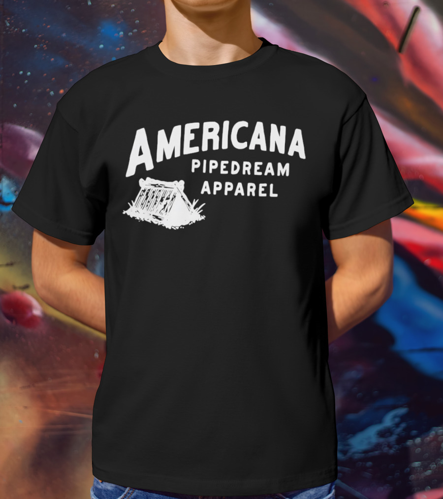 Americana Pipedream Apparel Camping Tent T-Shirt