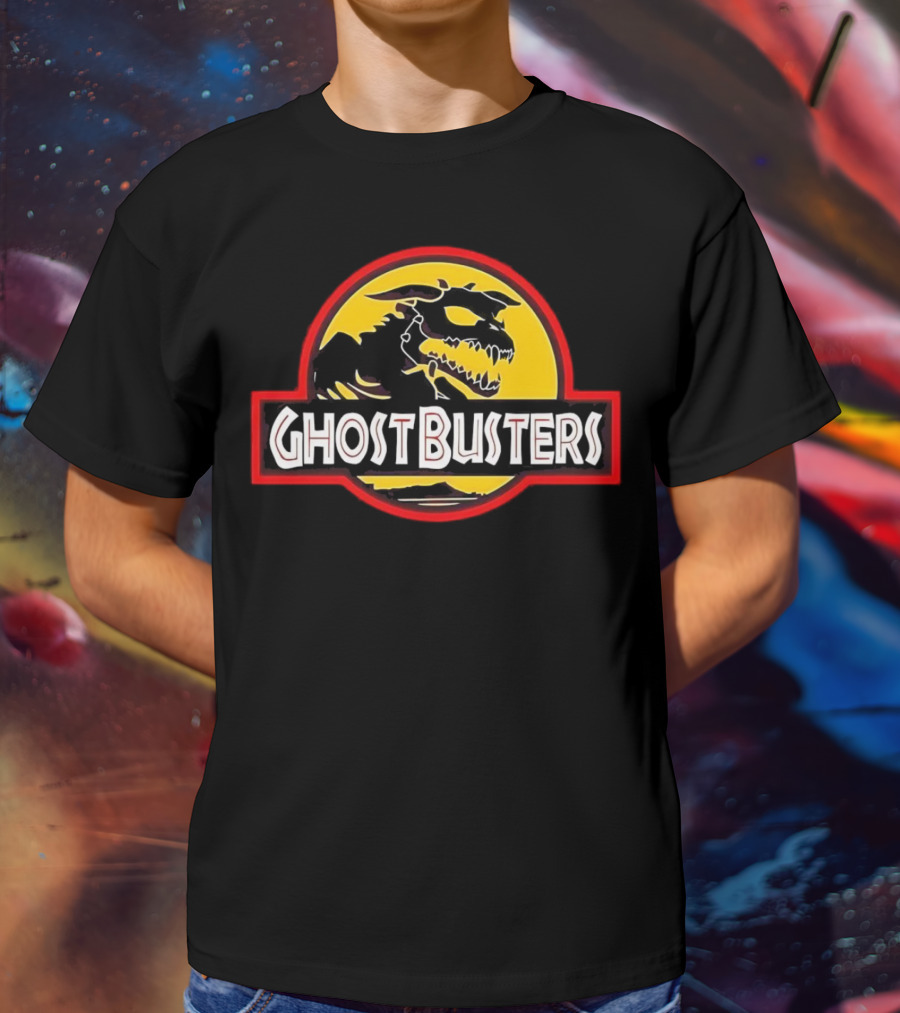 Ghost Busters Dinosaur Logo Jurassic Park T-Shirt