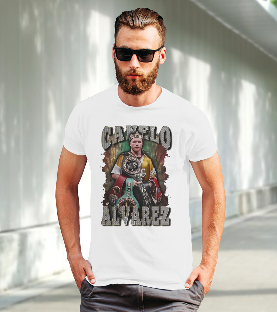 Canelo Alvarez Champion Boxing Titles Crown T-Shirt