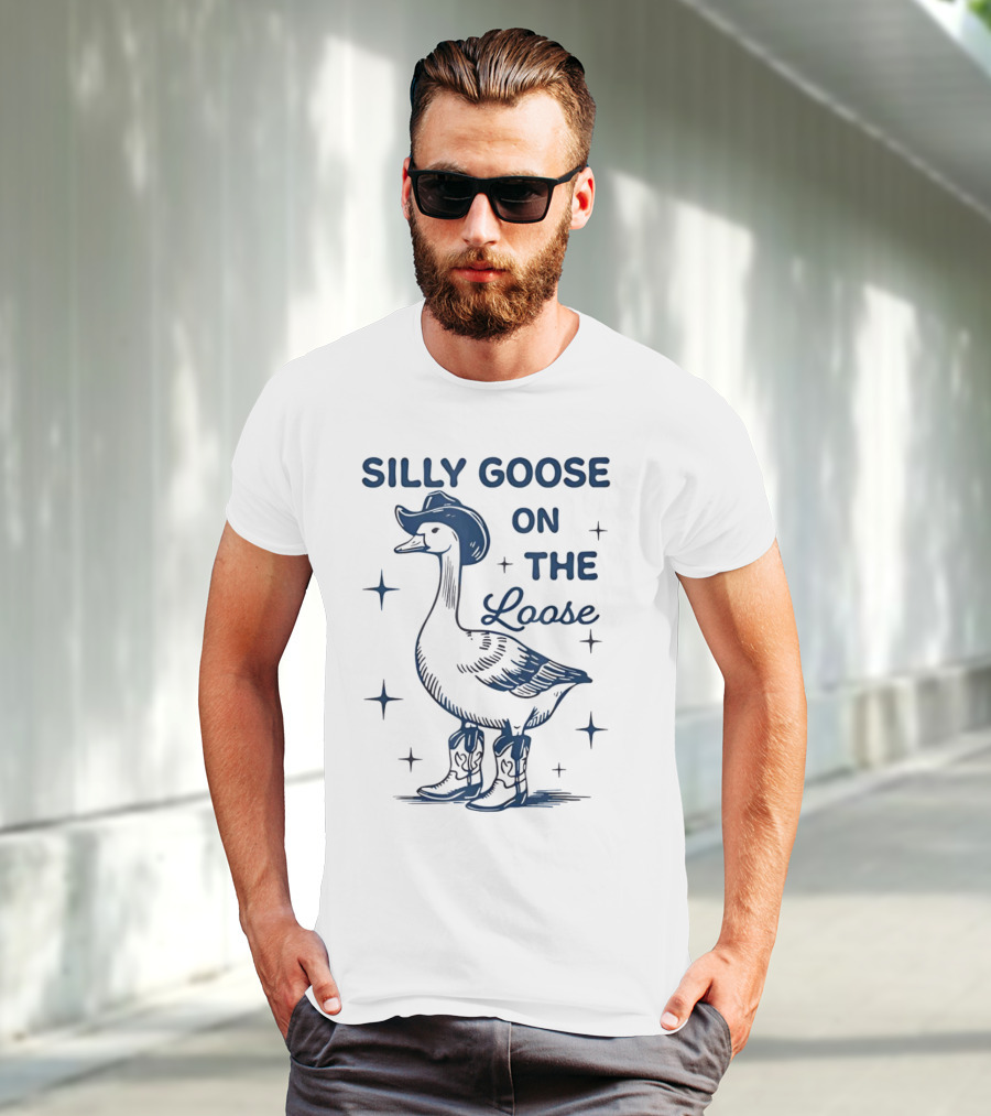 Silly Goose On The Loose Cowboy T-Shirt