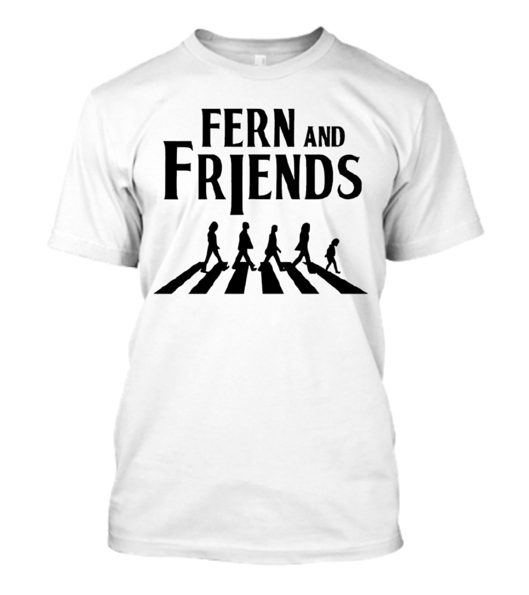 Fern And Friends Walking Across Iconic Abbey Road T-Shirt