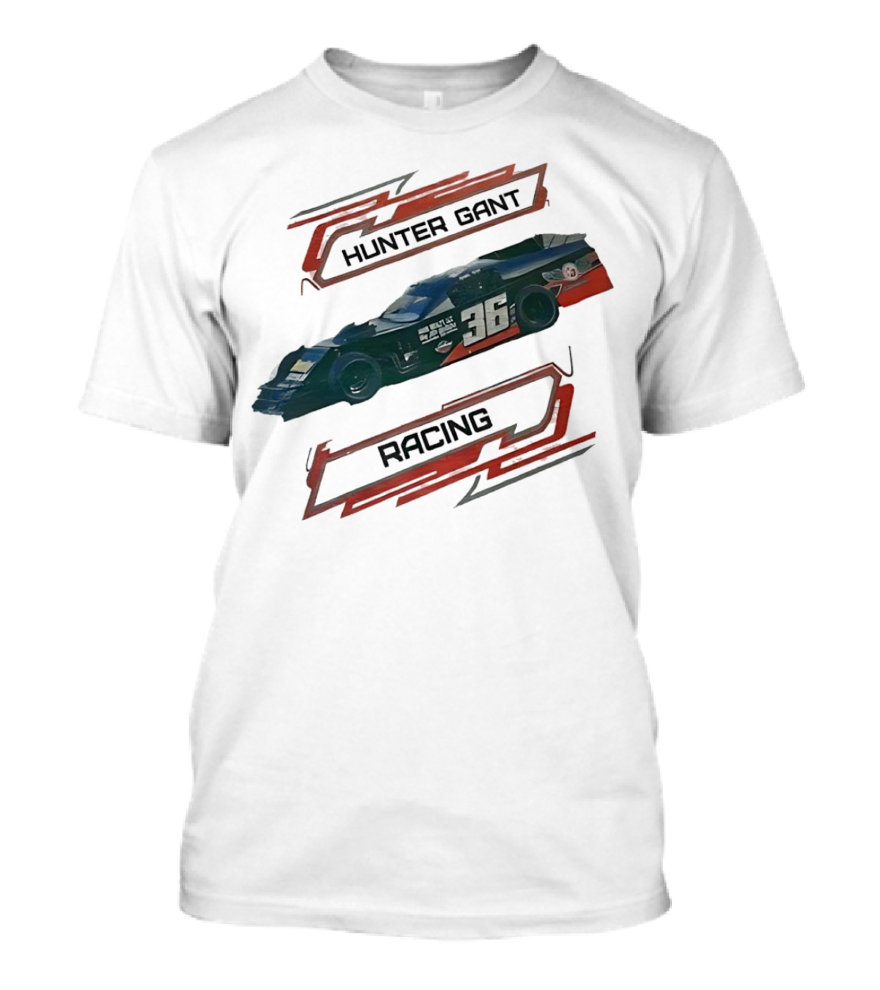 Hunter Gant Nascar Racing Car 36 T-Shirt