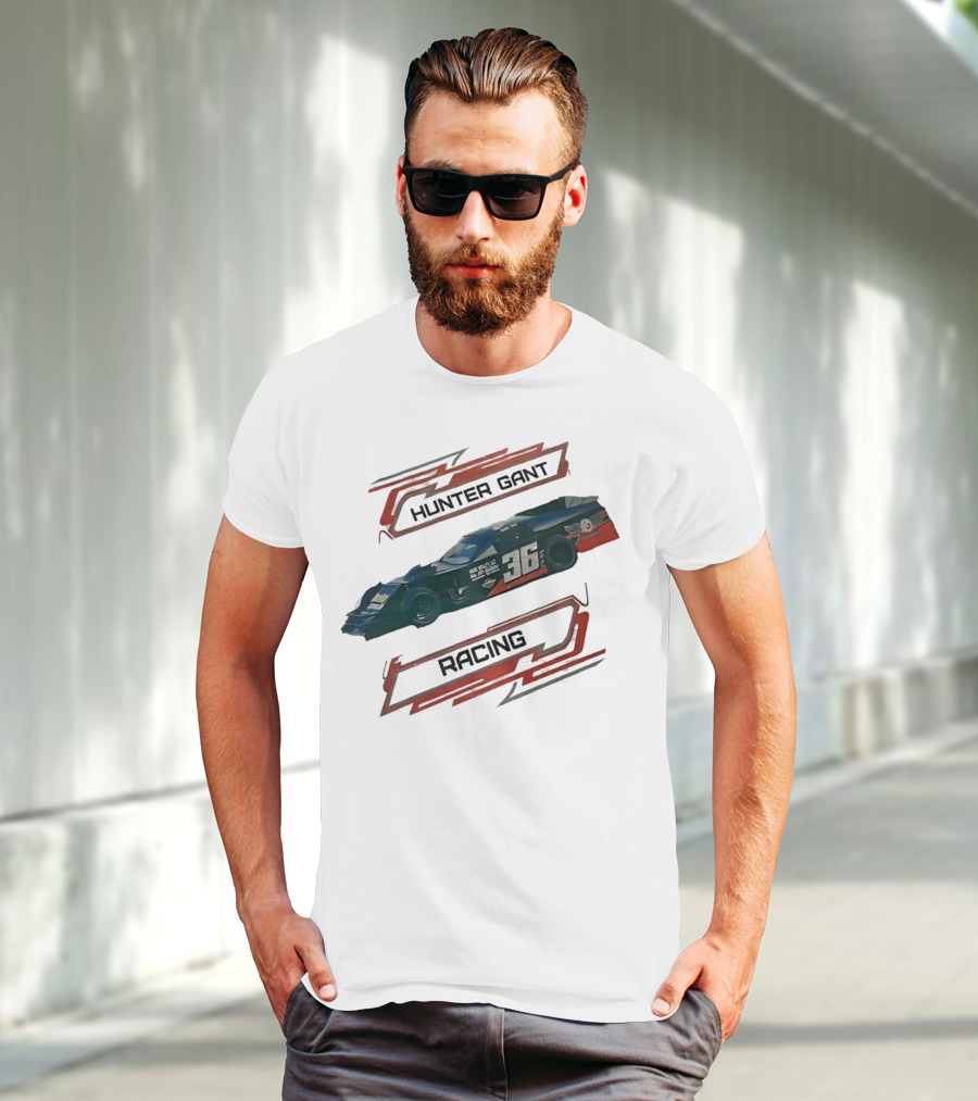 Hunter Gant Nascar Racing Car 36 T-Shirt
