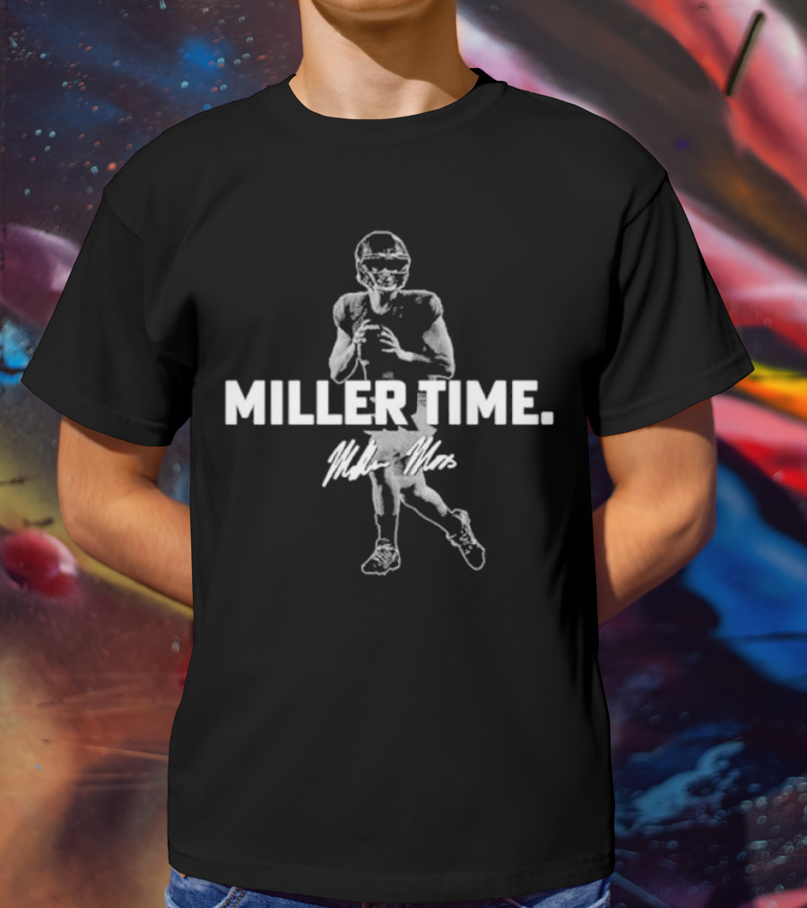 Miller Time Miller Moss USC Trojans Signature Football Hero T-Shirt