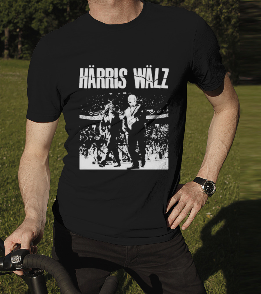 Härris Wälz Black And White Concert Scene T-Shirt