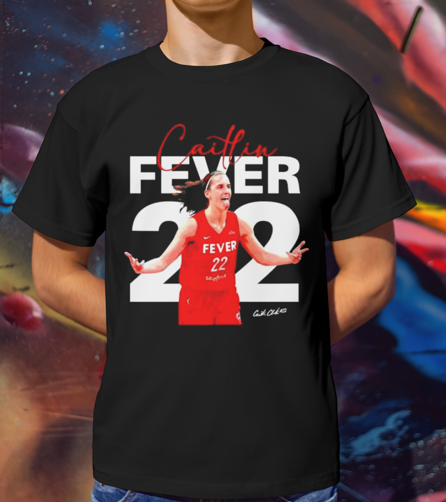 Caitlin Fever 22 Red Jersey SaeFere T-Shirt