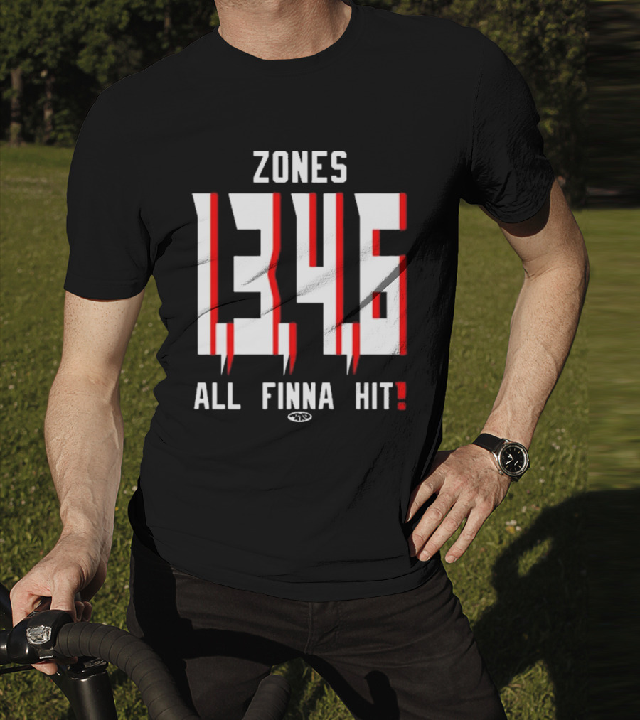 Zones 1 3 4 6 All Finna Hit Freakorico ATL Hoe T-Shirt