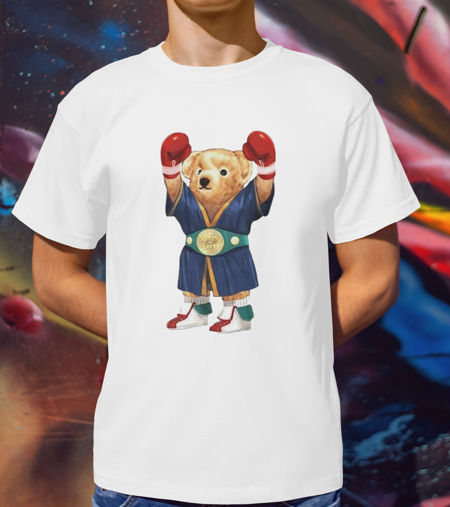 Canelo Bear Champion Boxing No Life Boxing Gloves Robe T-Shirt