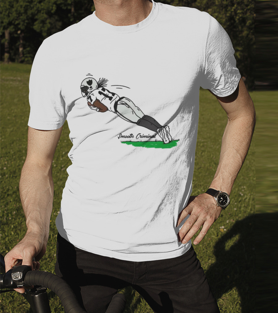 Smooth Criminal Davante Adams Las Vegas Raiders Leap NFL Football T-Shirt
