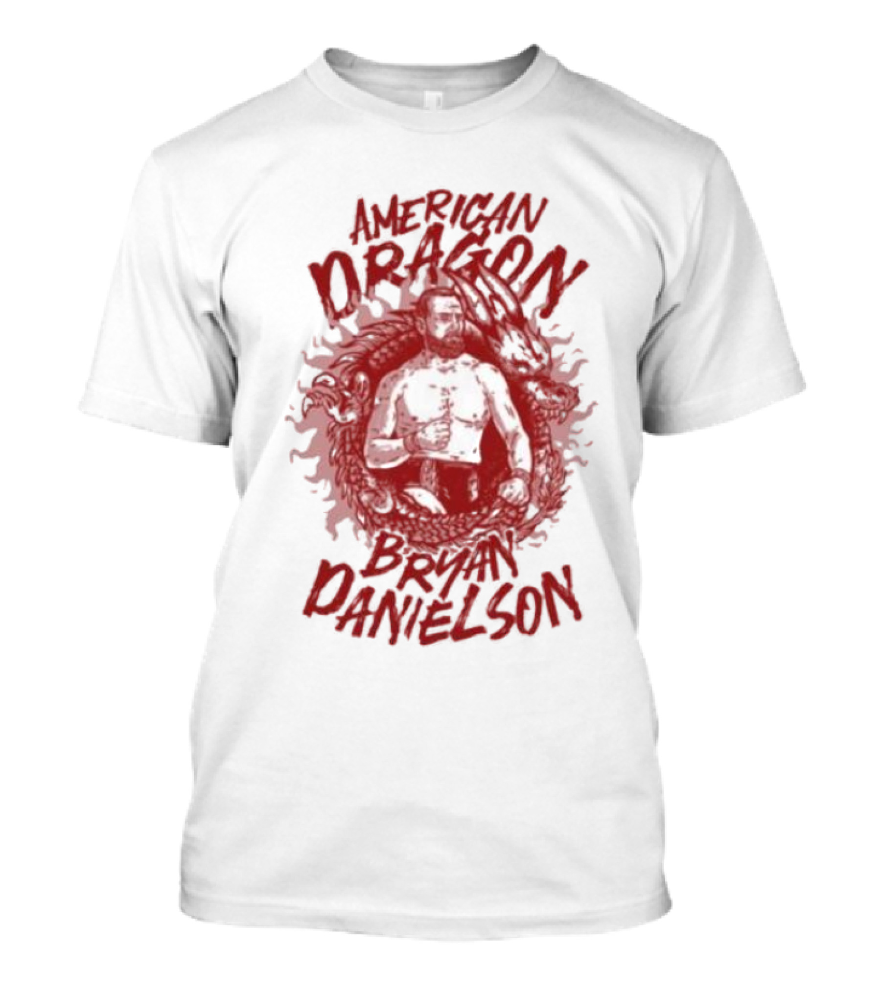 American Dragon Bryan Danielson Fiery Red Power T-Shirt