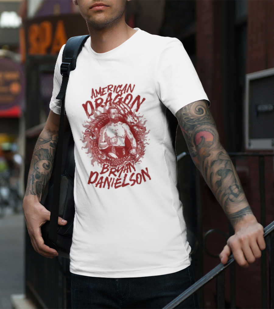 American Dragon Bryan Danielson Fiery Red Power T-Shirt
