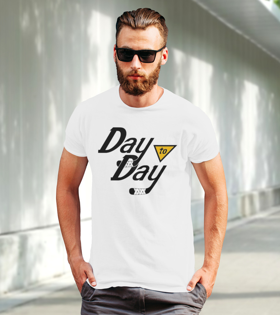 Day To Day Pittsburgh Penguins Hockey Stick Triangle T-Shirt